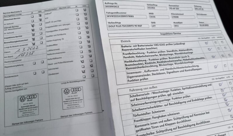VW Golf 6 Plus full